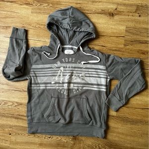 Aeropostale grey gray hoodie sweater